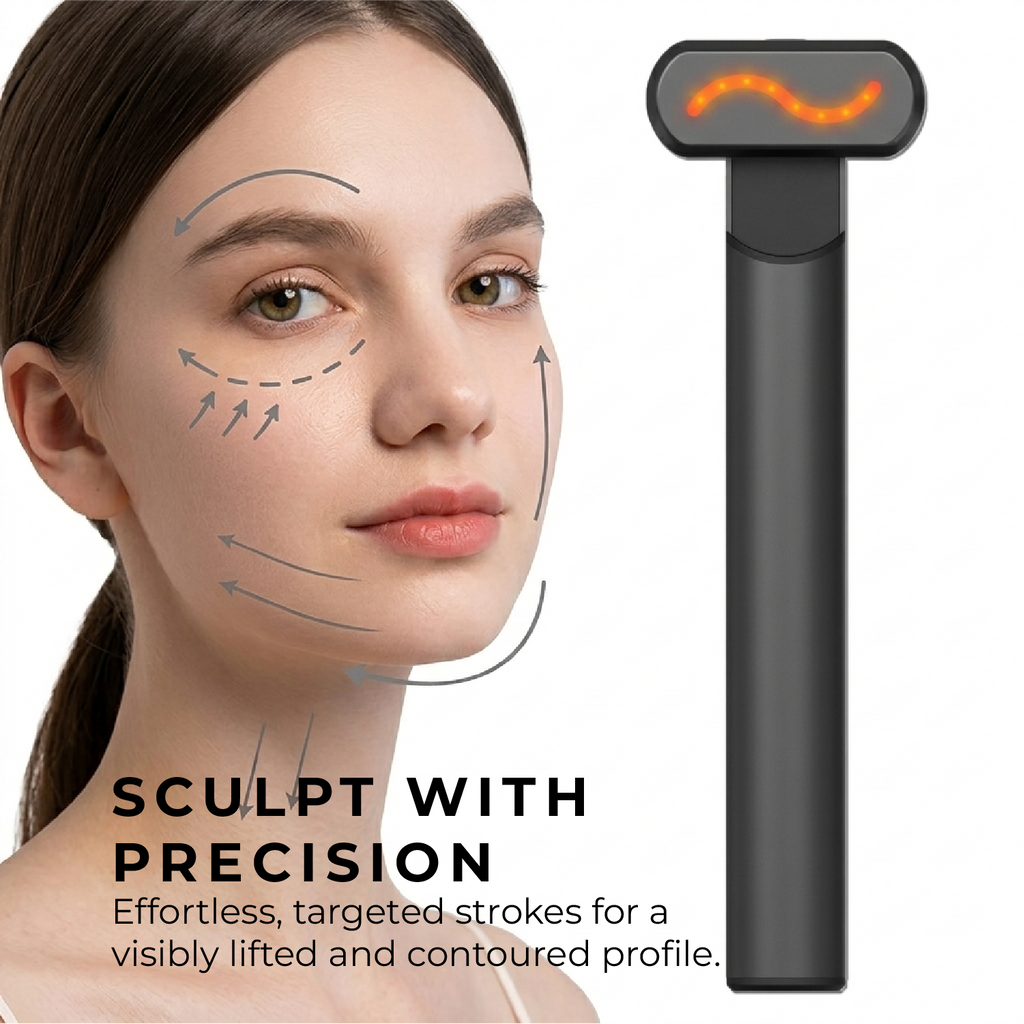 4‑in‑1 Light Therapy Wand – Facial & Neck Rejuvenation