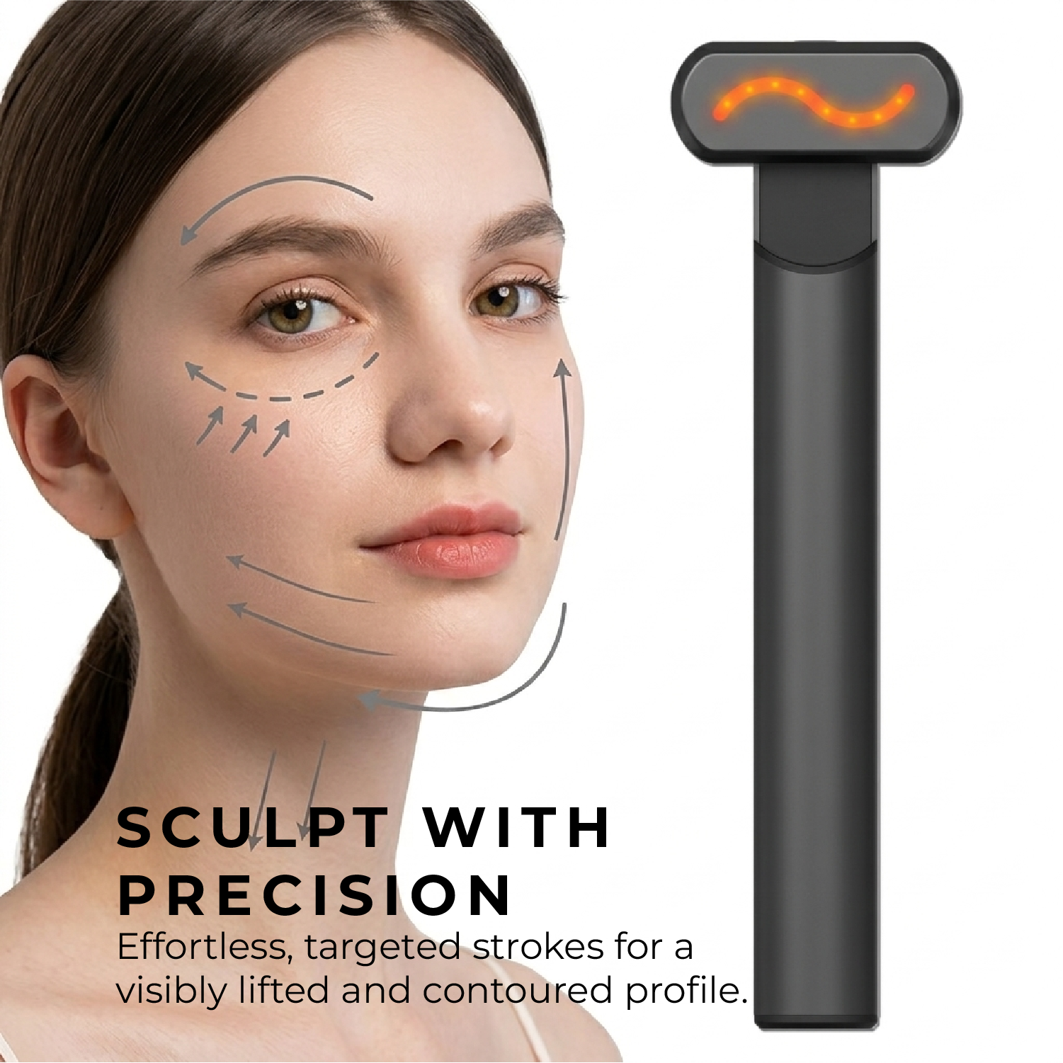 4‑in‑1 Light Therapy Wand – Facial & Neck Rejuvenation