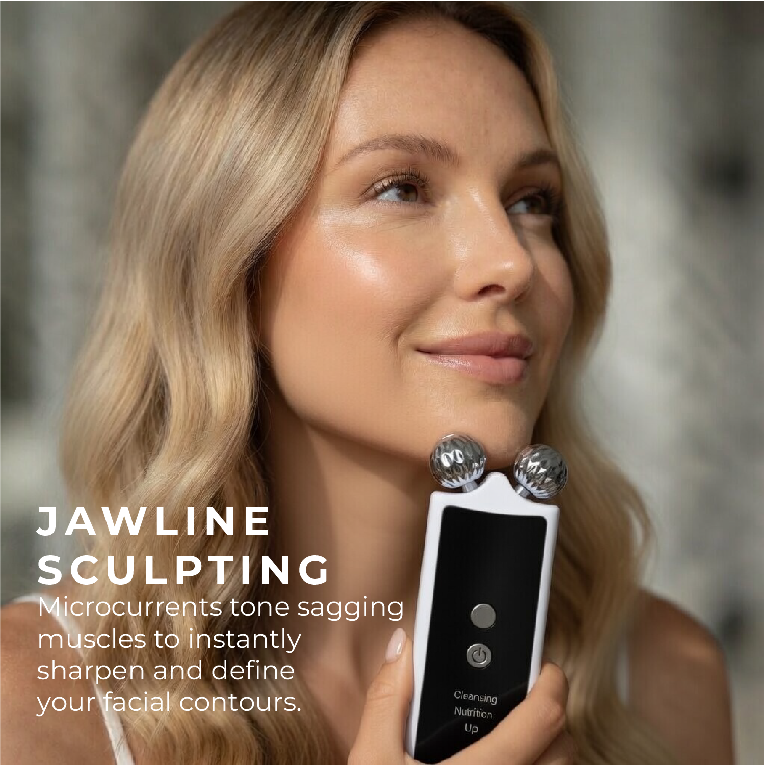 Ultrasonic Facial Scrubber with EMS & LED