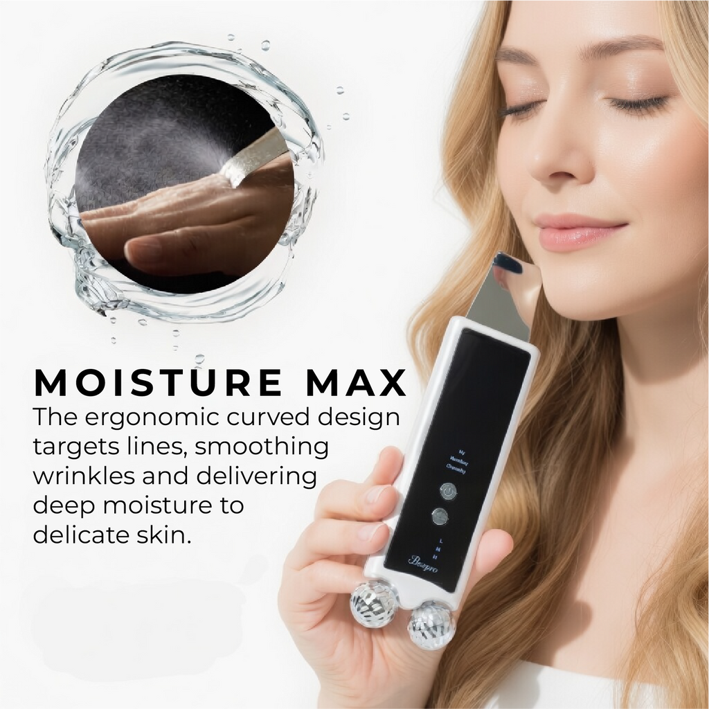 Ultrasonic Facial Scrubber with EMS & LED